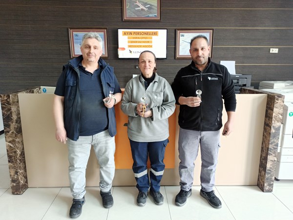 We would like to thank our Leveling Operator Meral ÇİFÇTİ, Handform Operator Abdulkadir AKBOĞA, Hydroform Press Operator Şener SALYADOR for their devoted work in January and February in our company and wish them continued success.