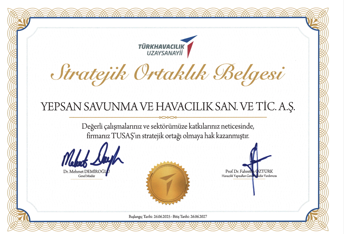 YEPSAN SAVUNMA SANAYİ VE HAVACILIK