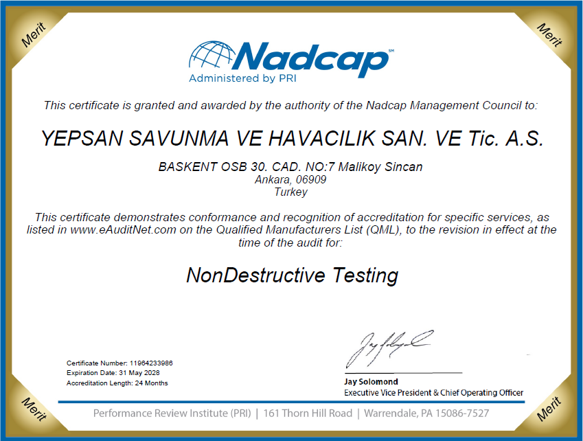 YEPSAN SAVUNMA SANAYİ VE HAVACILIK