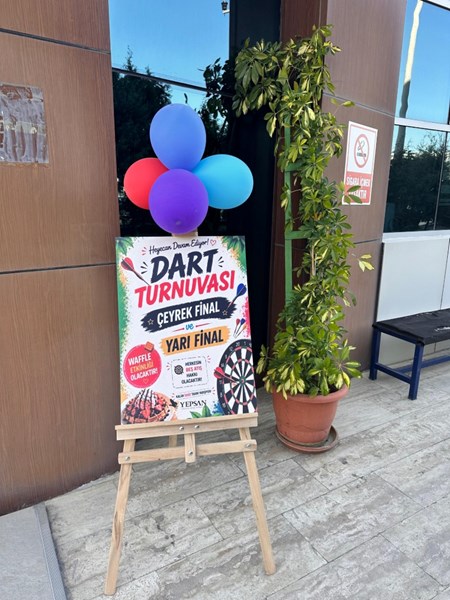 We completed the quarter-final and semi-final matches in our darts tournament, where we brought together team spirit, motivation and enjoyable competition.